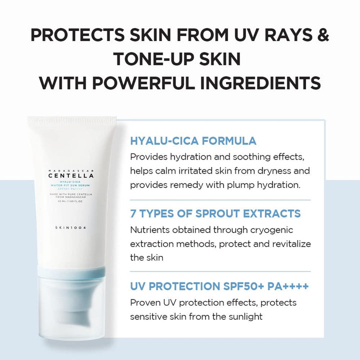 Skin1004 Facial Sun Screen, Sun Serum Twin Pack