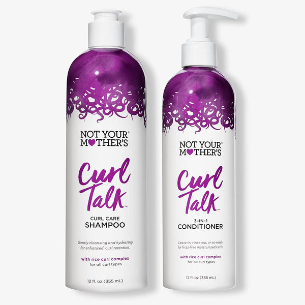 Not Your Mother'S Curl Talk Shampoo and Conditioner - 12 Fl Oz (2 Pack) - Shampoo and Conditioner for Curly Hair