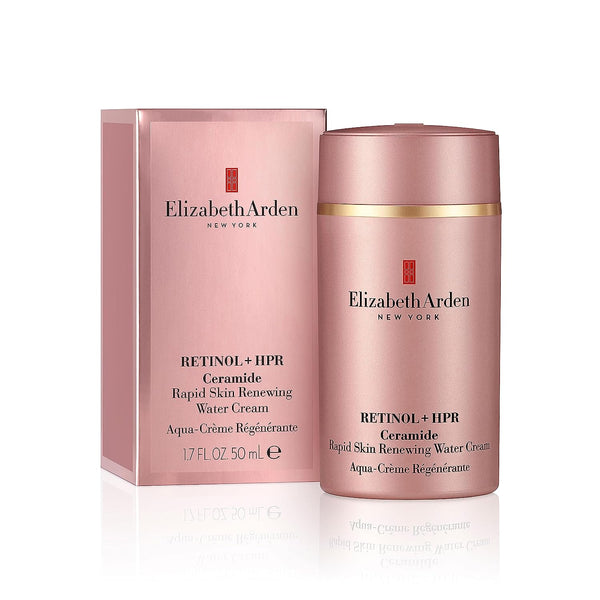 Elizabeth Arden Retinol Ceramide Capsules & Retinol + HPR Cream; Nighttime Skin Care, Fine Line and Wrinkle Erasing Face Serum, Rapid Skin Renewing Water Cream