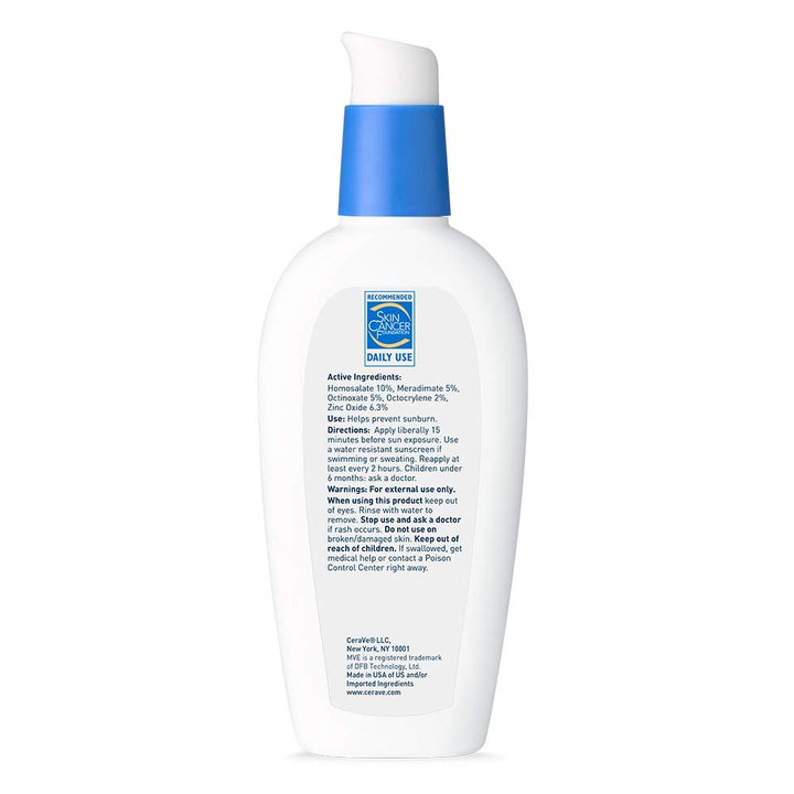 Cerave AM Facial Moisturizing Lotion with SPF 30 | Oil-Free Face Moisturizer with SPF | Formulated with Hyaluronic Acid, Niacinamide & Ceramides | Non-Comedogenic | Broad Spectrum Sunscreen | 3 Ounce