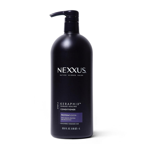 Nexxus Keraphix Proteinfusion Conditioner with Keratin Protein and Black Rice for Damaged Hair 33.8 Oz