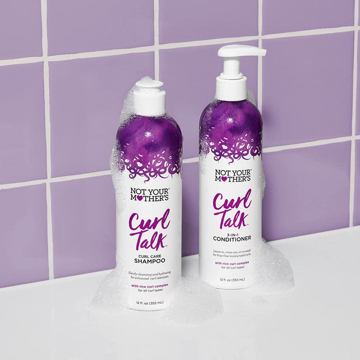 Not Your Mother'S Curl Talk Shampoo and Conditioner - 12 Fl Oz (2 Pack) - Shampoo and Conditioner for Curly Hair