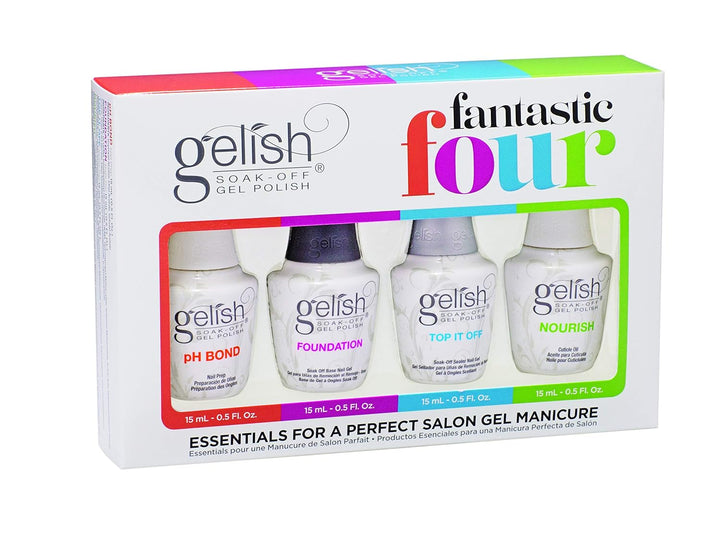 Gelish Fantastic Four Collection Soak off Gel Nail Polish Kit