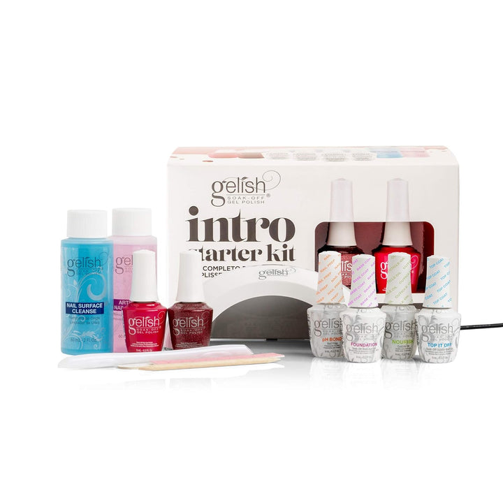 Gelish Intro Starter Kit, Nail Gel Kit, Gel Nail Tips Kit, Gel Tips Nail Kit