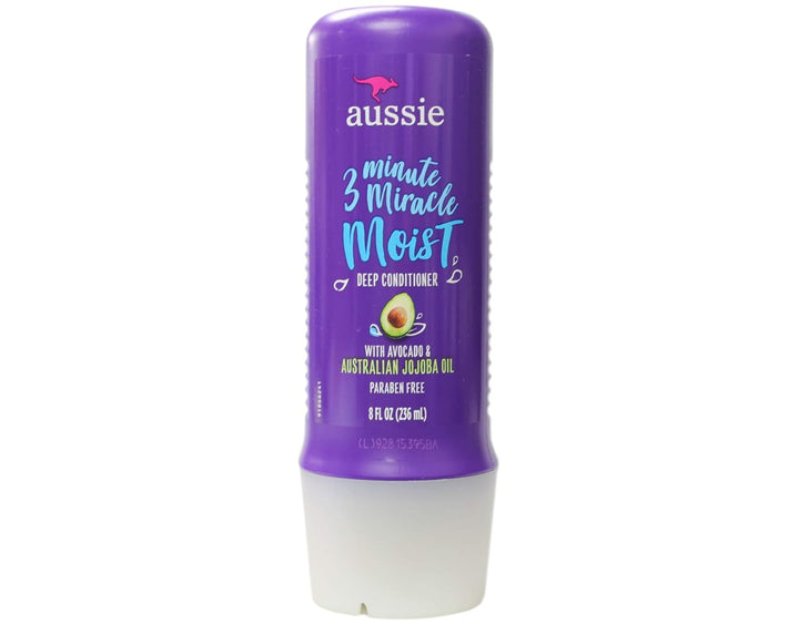 Aussie 3 Minute Miracle Moist Deep Conditioner, 8 Oz