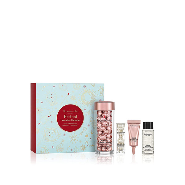 Elizabeth Arden Retinol Ceramide Capsules & Retinol + HPR Cream; Nighttime Skin Care, Fine Line and Wrinkle Erasing Face Serum, Rapid Skin Renewing Water Cream