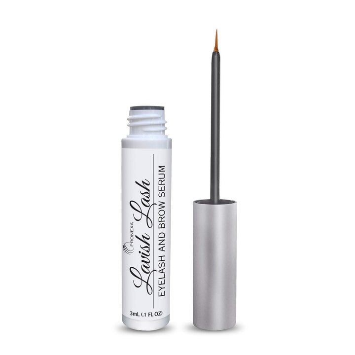 Hairgenics Lavish Lash (3Ml, 3 Month Supply) – Eyelash Growth Enhancer & Brow Serum with Natural Peptides for Long, Thick Lashes and Eyebrows! Dermatologist Certified & Hypoallergenic.